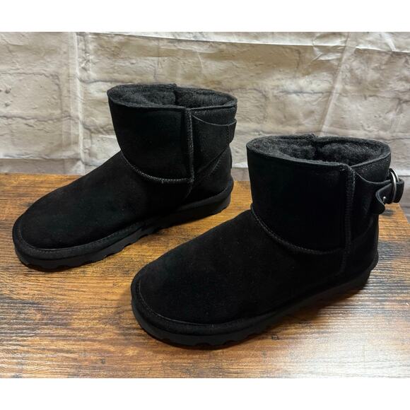 BearPaw Black Ankle Boots - Picture 2 of 8